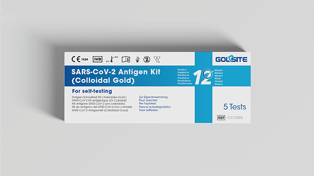 2022 Neues verbessertes COVID-19-Antigen-Kit mit CE-Kennzeichnung für Selbsttests